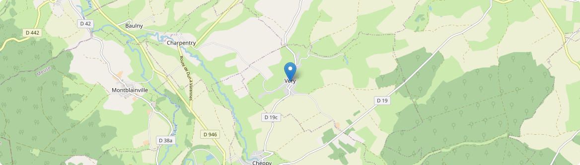 Véry - Carte