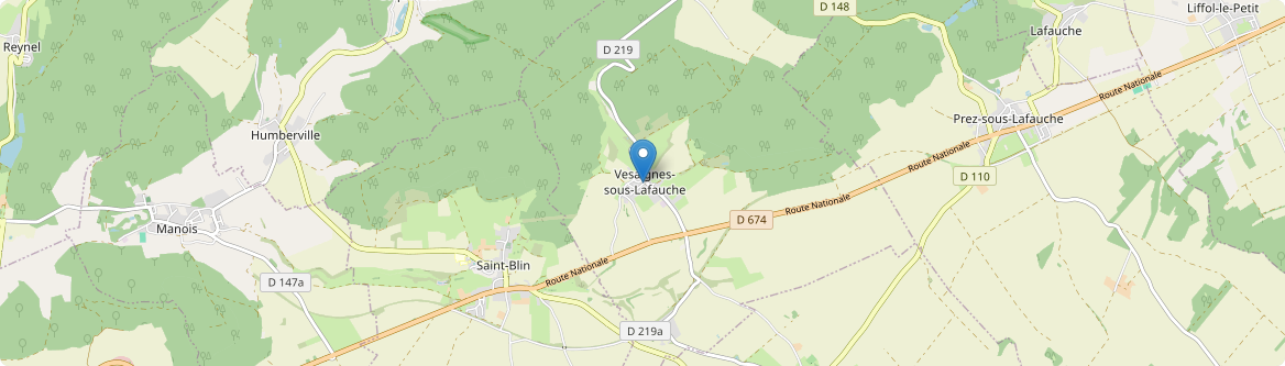 Vesaignes-sous-Lafauche - Carte