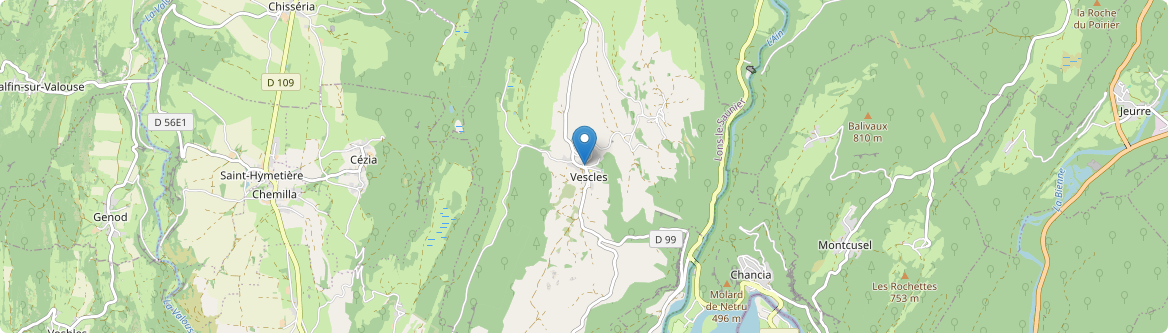 Vescles - Carte