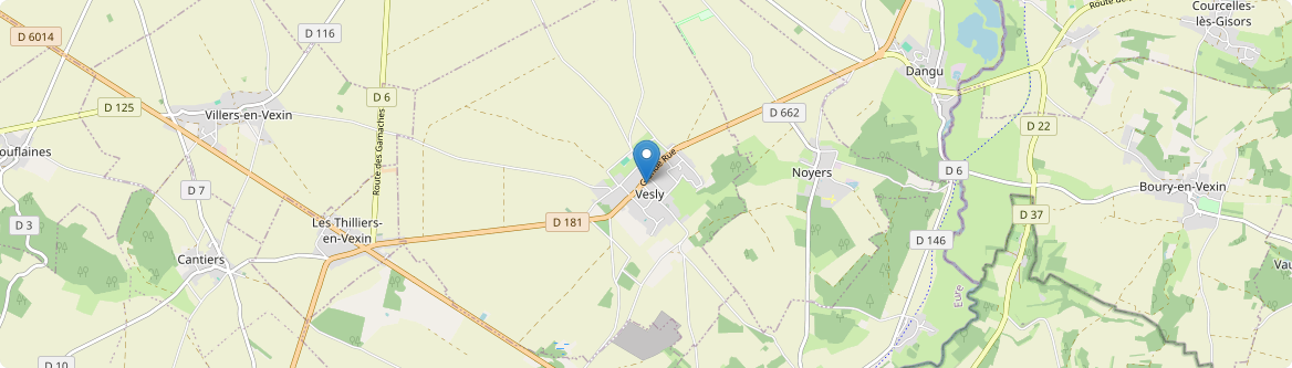 Vesly - Carte