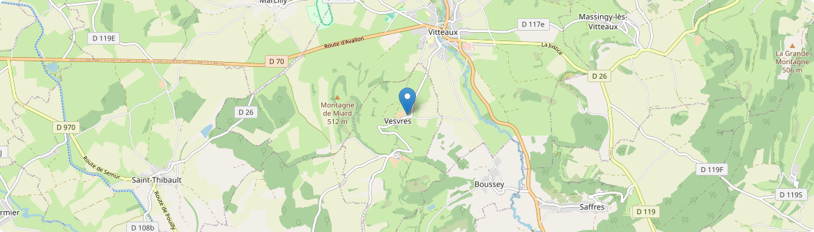 Vesvres - Carte