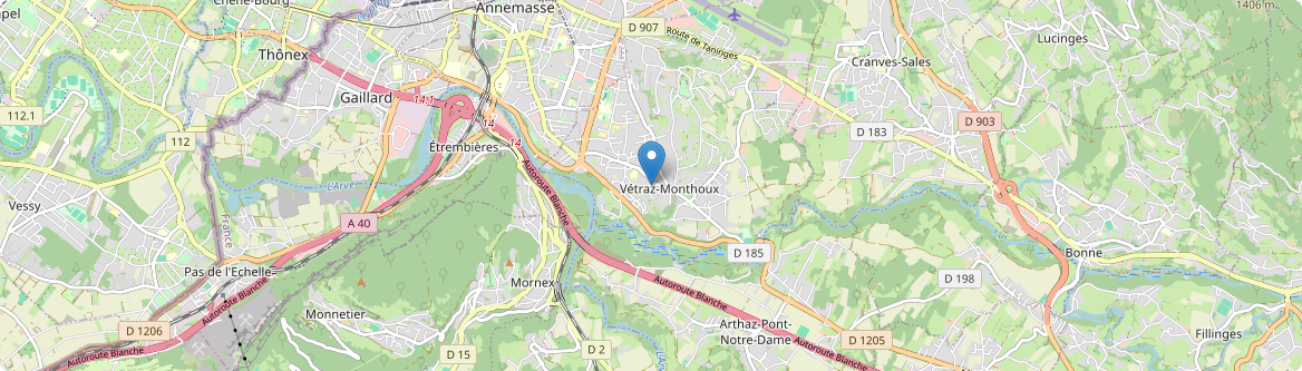 Vétraz-Monthoux - Carte