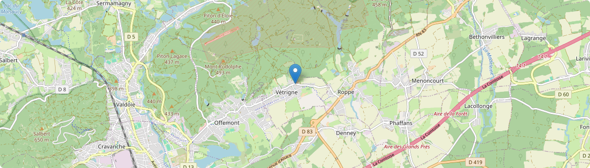Vétrigne - Carte