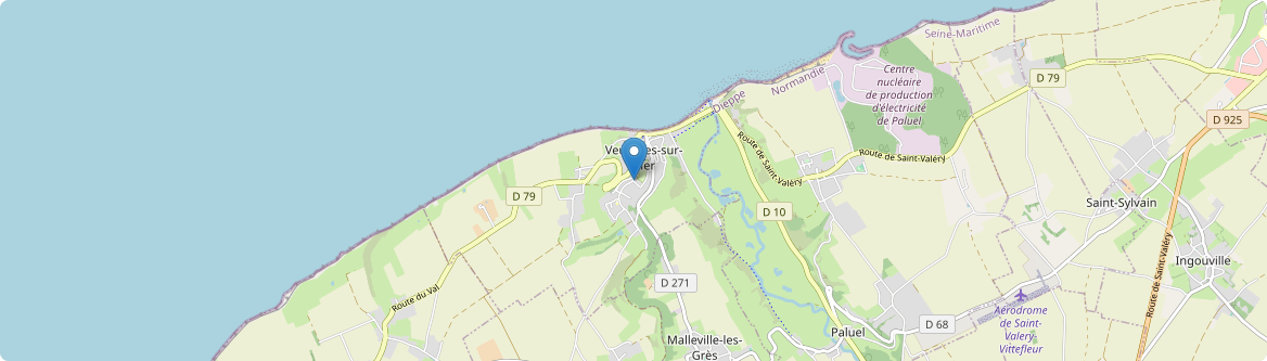 Veulettes-sur-Mer - Carte