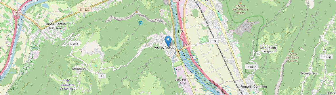 Veurey-Voroize - Carte