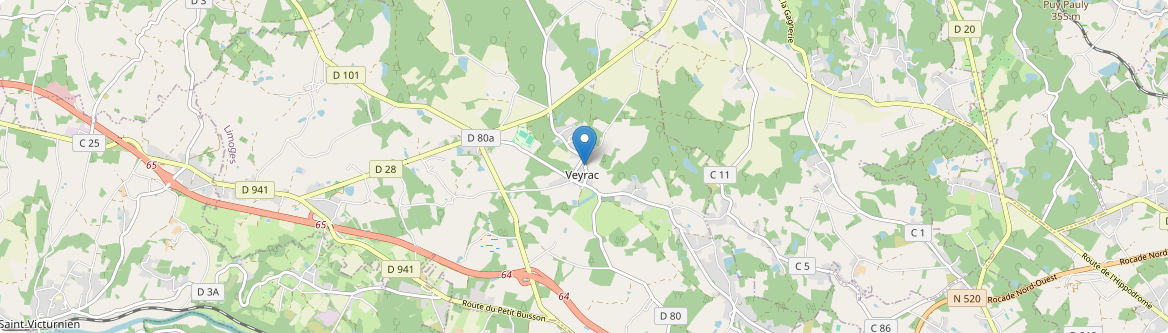 Veyrac - Carte
