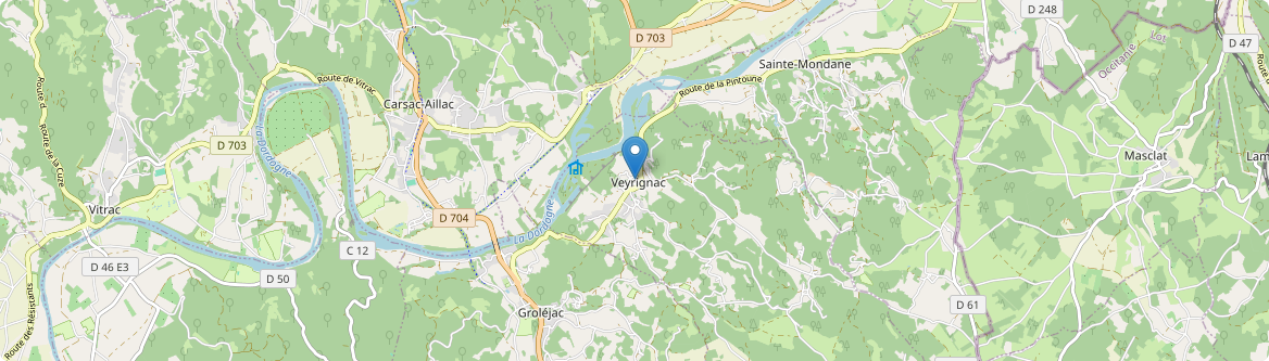 Veyrignac - Carte