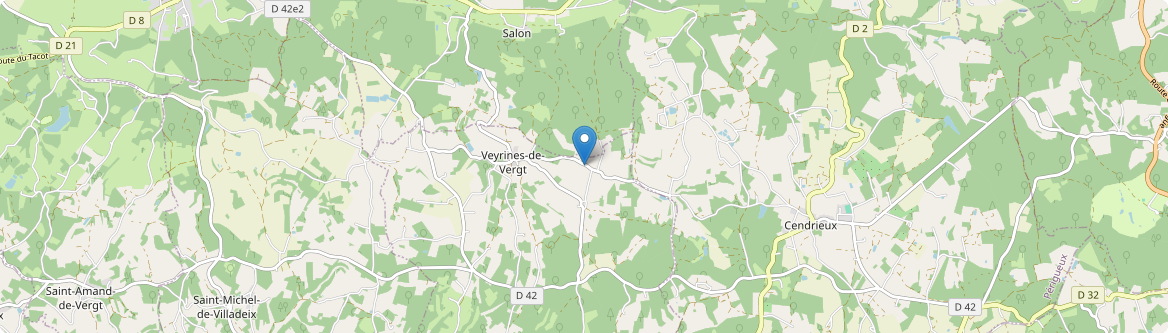 Veyrines-de-Vergt - Carte