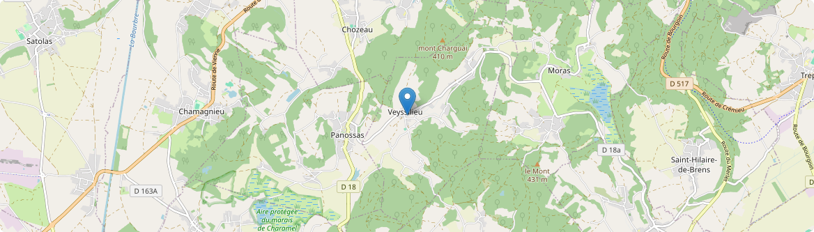 Veyssilieu - Carte