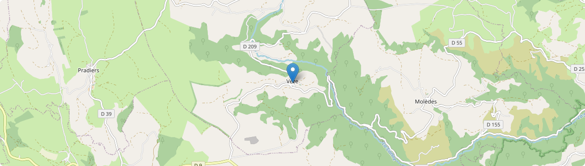 Vèze - Carte