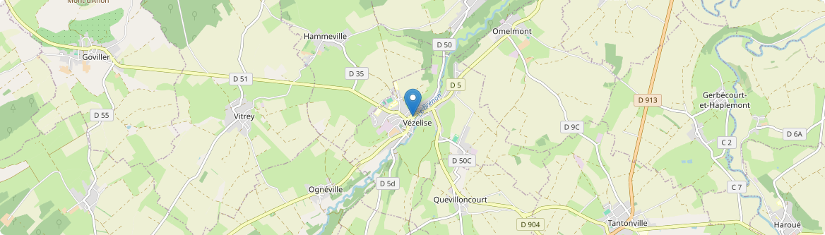Vézelise - Carte