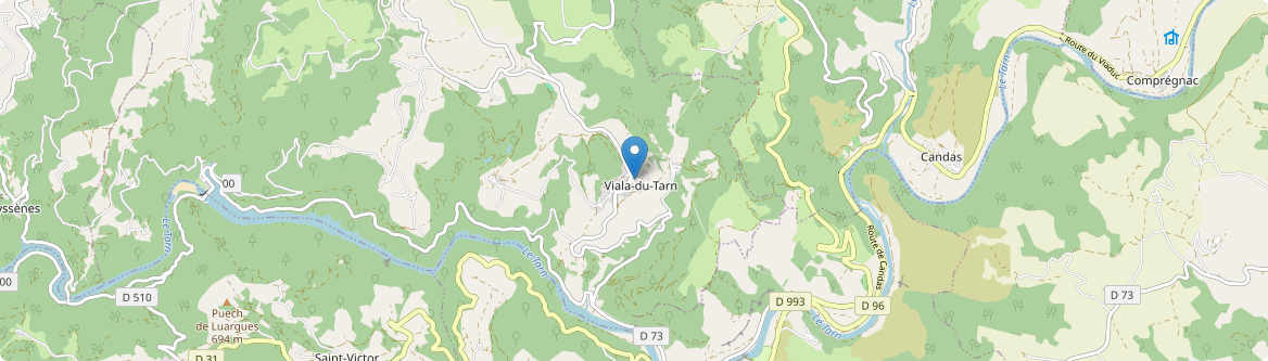 Viala-du-Tarn - Carte