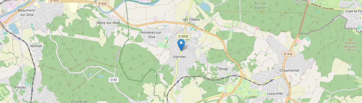 Viarmes - Carte