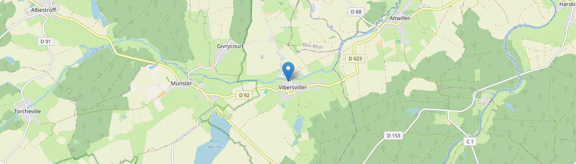 Vibersviller - Carte