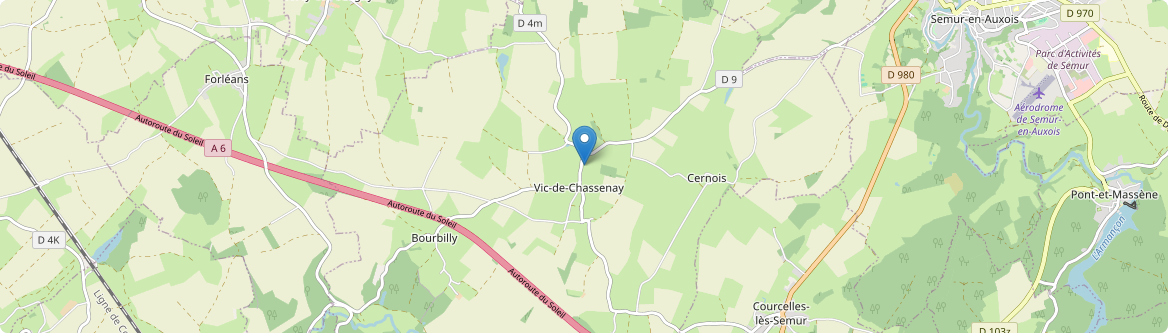 Vic-de-Chassenay - Carte