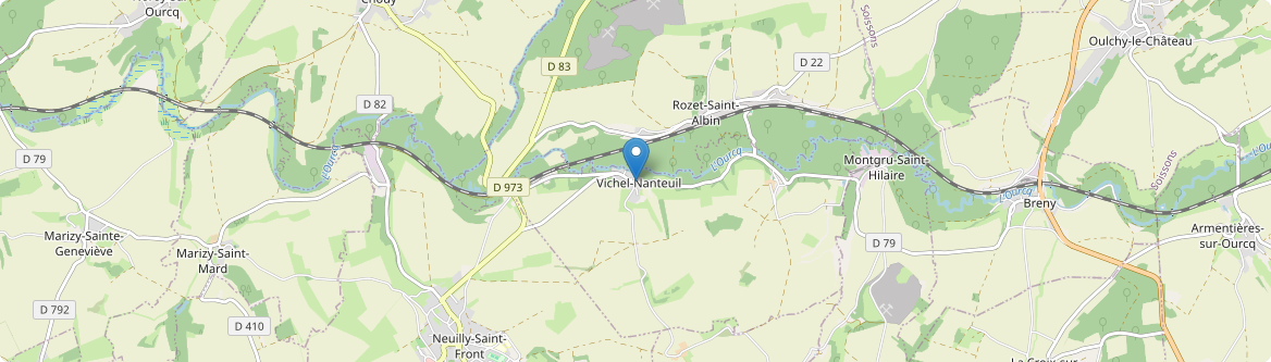 Vichel-Nanteuil - Carte