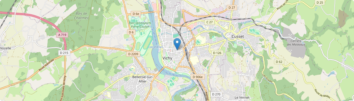 Vichy - Carte