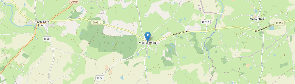 Vicq-Exemplet - Carte