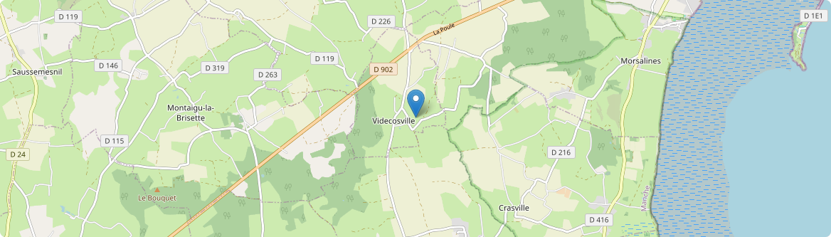 Videcosville - Carte