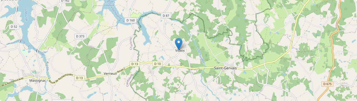 Videix - Carte