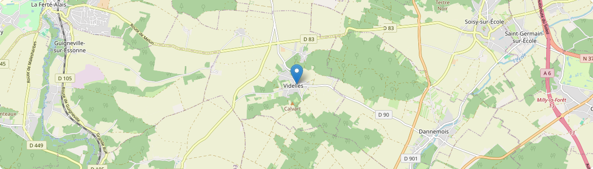 Videlles - Carte