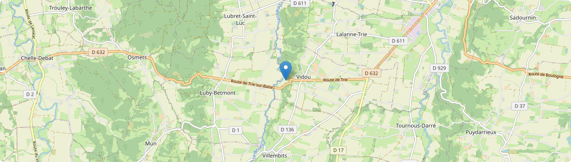 Vidou - Carte