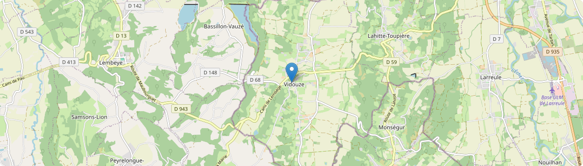 Vidouze - Carte