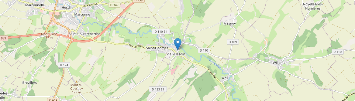 Vieil-Hesdin - Carte