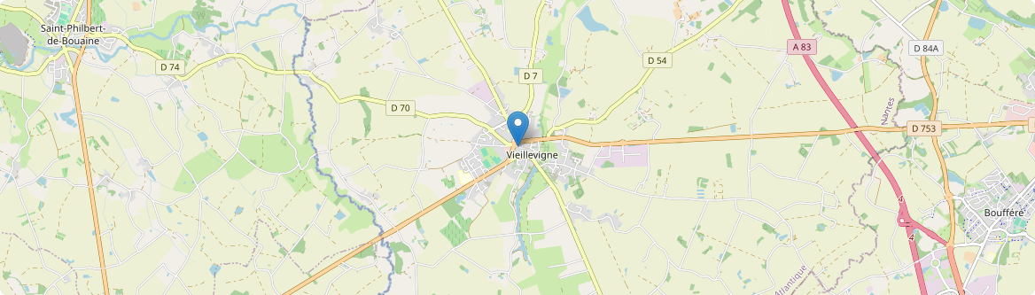 Vieillevigne - Carte