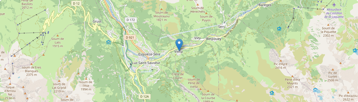 Viella - Carte