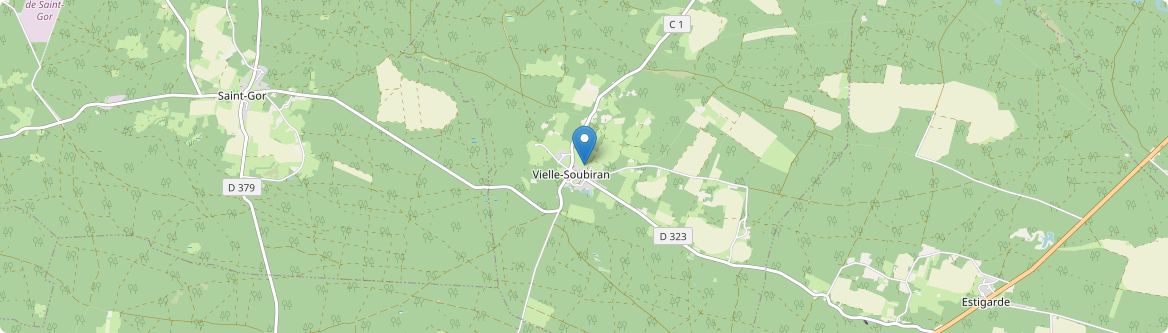 Vielle-Soubiran - Carte