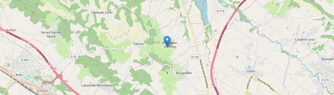 Viellenave-d'Arthez - Carte