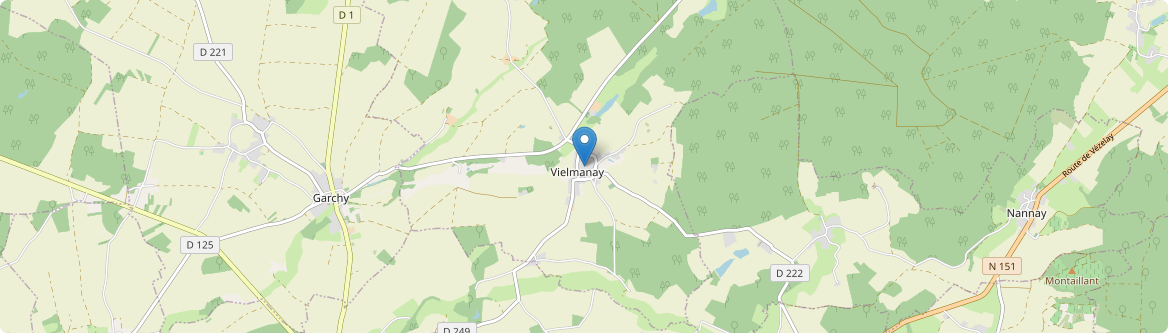 Vielmanay - Carte