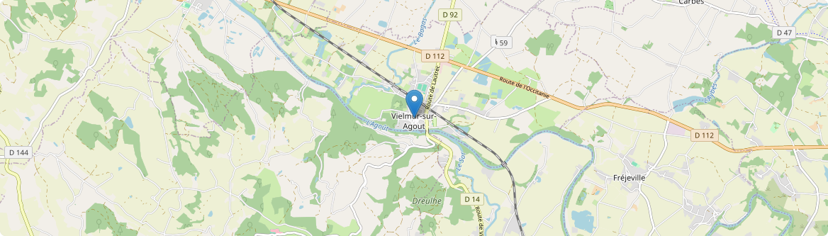 Vielmur-sur-Agout - Carte