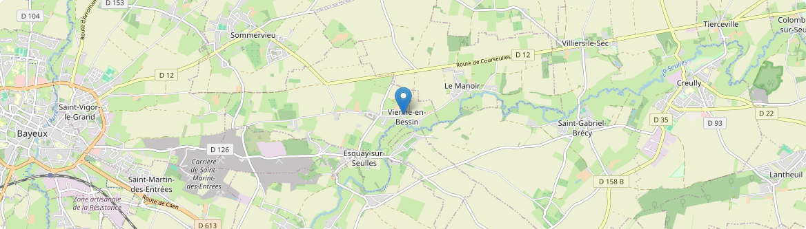Vienne-en-Bessin - Carte