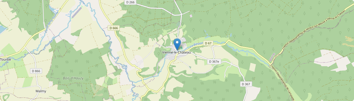 Vienne-le-Château - Carte