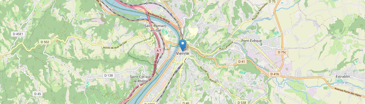 Vienne - Carte