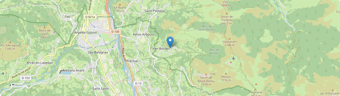 Vier-Bordes - Carte