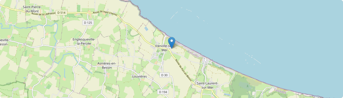 Vierville-sur-Mer - Carte