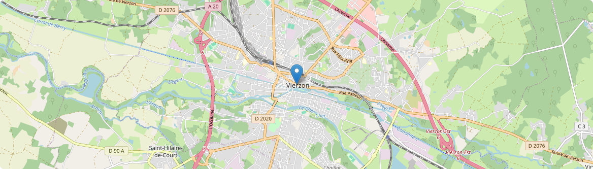 Vierzon - Carte