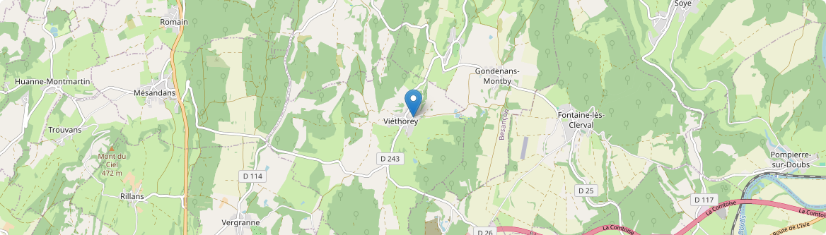 Viéthorey - Carte