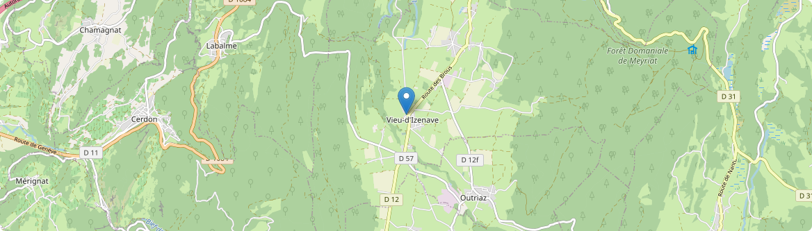 Vieu-d'Izenave - Carte