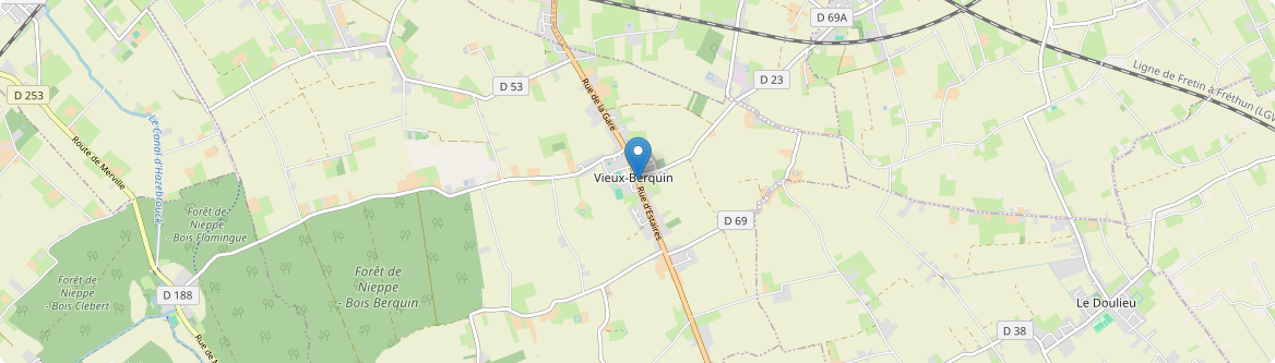 Vieux-Berquin - Carte