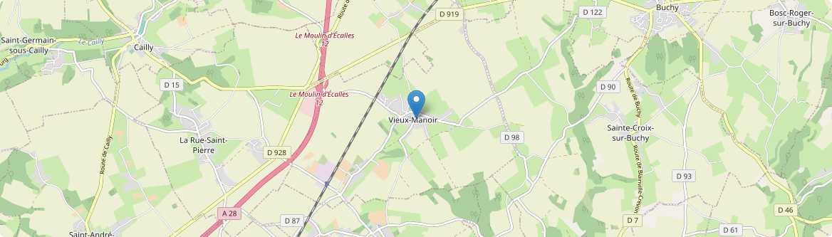 Vieux-Manoir - Carte