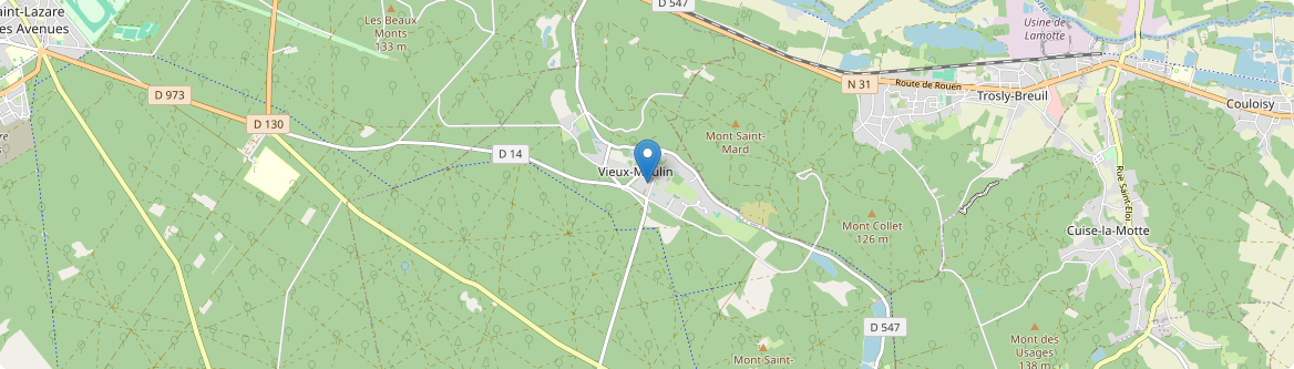 Vieux-Moulin - Carte