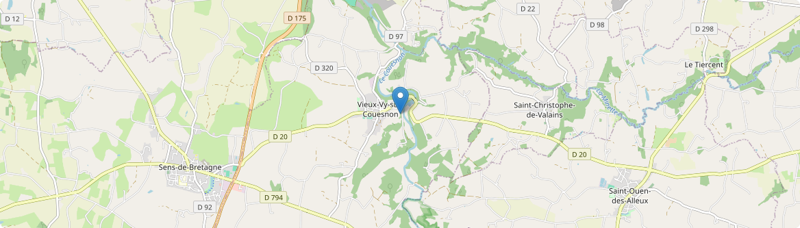 Vieux-Vy-sur-Couesnon - Carte