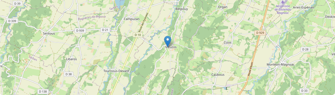 Vieuzos - Carte