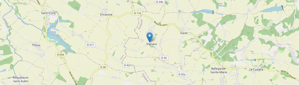 Vignaux - Carte