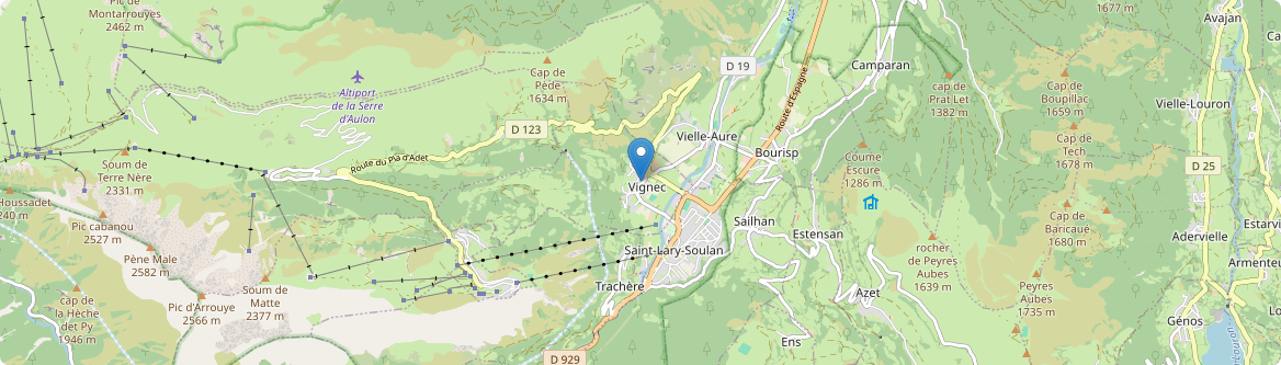 Vignec - Carte