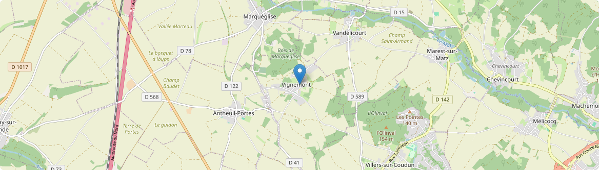 Vignemont - Carte